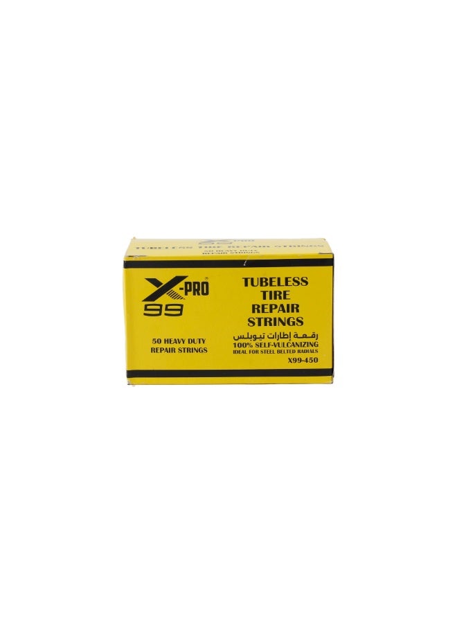 إكس برو خيوط إصلاح إطارات تيوبلس شديدة التحمل X-PRO  – عدد 50 قطعة - Image 2